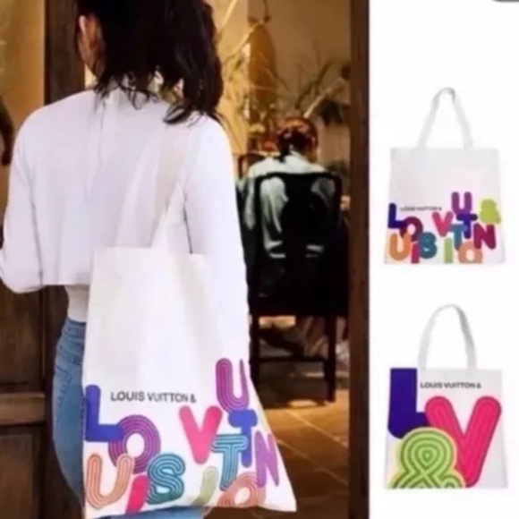 Louis Vuitton multicolor Limited edition Canvas Eco Tote Bag handbag - Picture 6 of 9